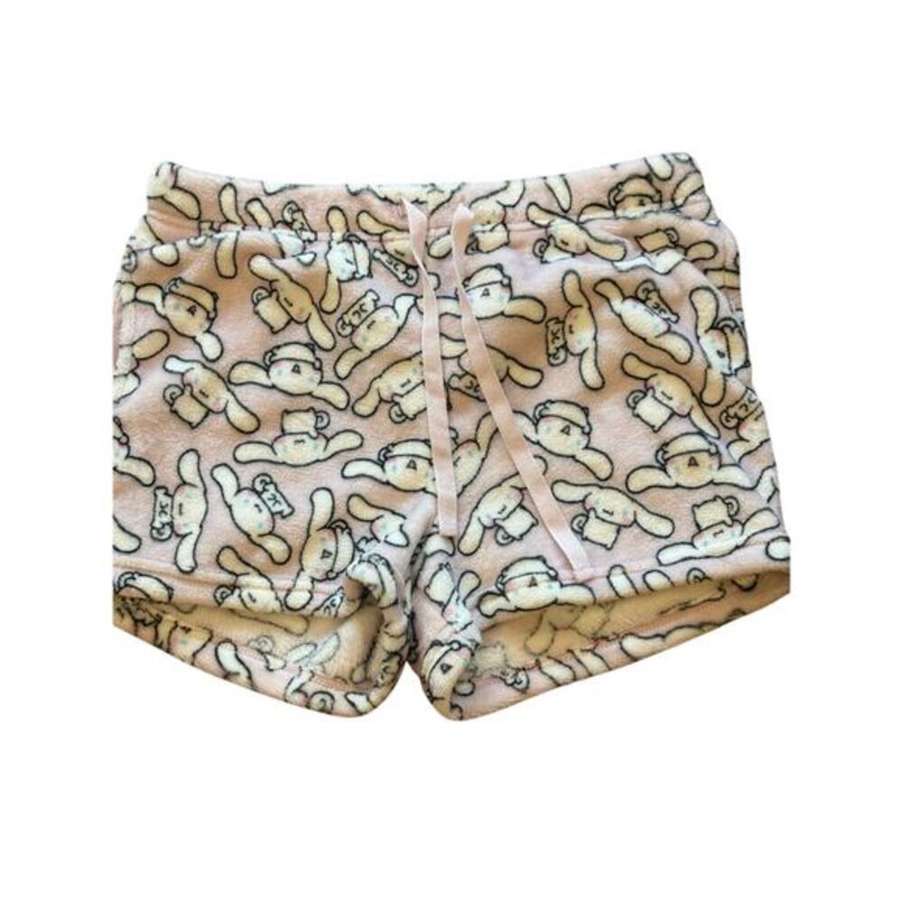 Hello kitty cinnamaroll plush sleep‎ shorts pajamas size medium
